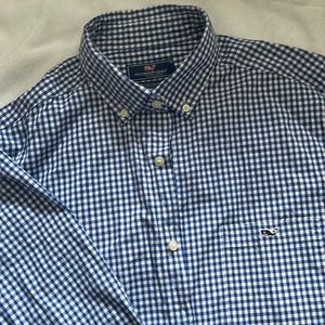 Vineyard Vines Stretch Poplin Gingham Shirt